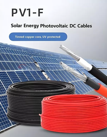Tinned Copper PV1-F Solar Cable