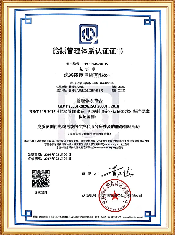 ISO 50001 Energy Management System