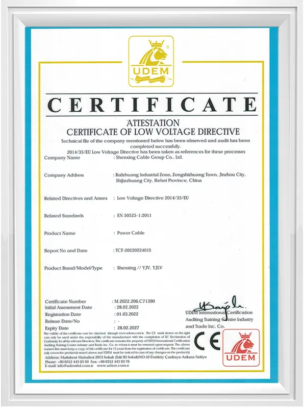 CE Certificate