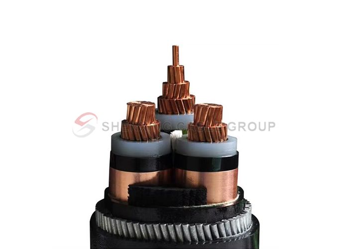 110kv Copper Core XLPE Insulated Lead Sheathed PE Sheathed Power Cable
