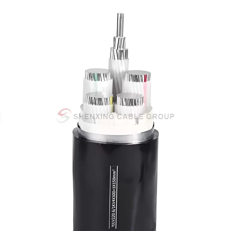 Low Smoke Halogen-free Flame Retardant Aluminum Core XLPE Insulated Steel Tape Armored PVC Sheathed Power Cable