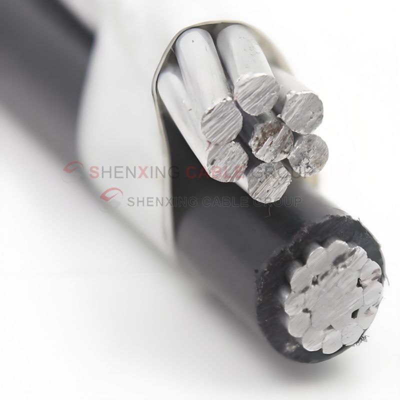 All aluminum core insulated overhead cable