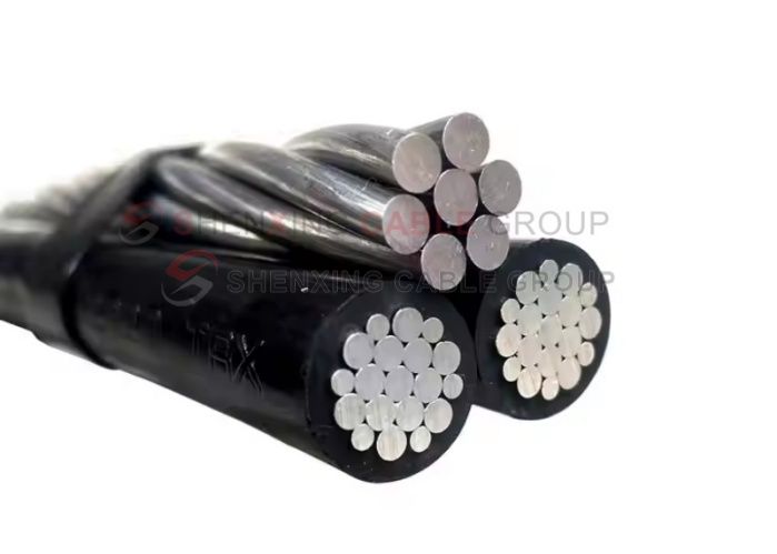 All aluminum core insulated overhead cable