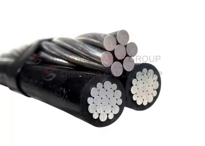All aluminum core insulated overhead cable