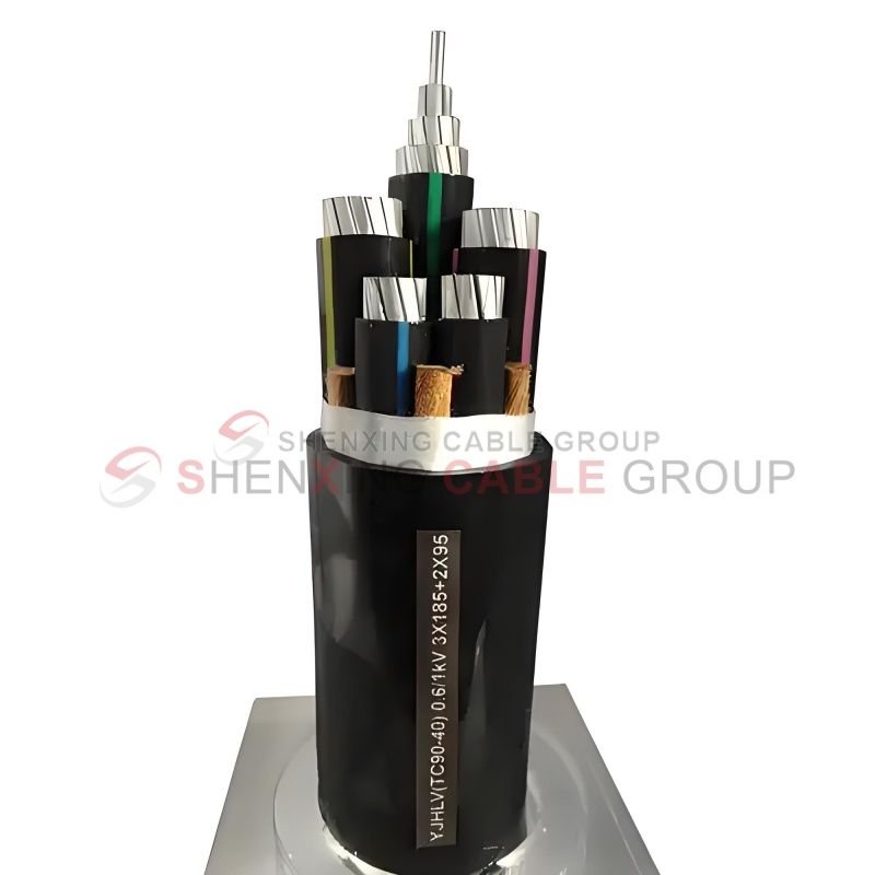 Aluminum alloy core XLPE insulated PVC sheathed