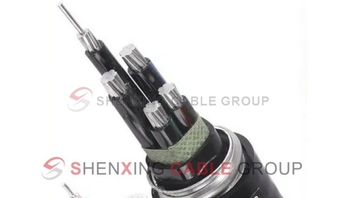 Medium voltage, aluminum alloy conductor, xlpe insulation, PVC sheath, steel tape armor, power cable