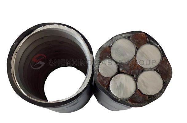 0.6/1kV Aluminum Alloy Conductor XLPE Insulated Aluminum Alloy Interlocking Armored PVC Sheathed Power Cable