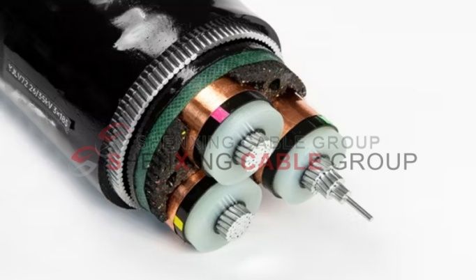 ​Medium Voltage Aluminum Core XLPE Insulated PVC Sheathed Steel Wire Armored Power Cable