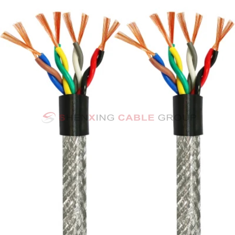Twisted pair signal communication control cable
