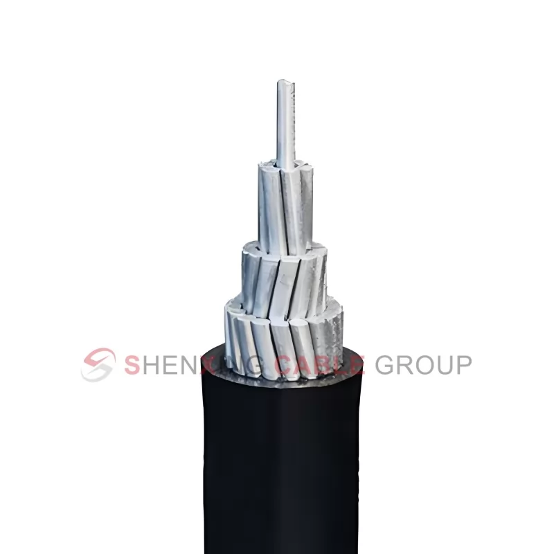 All aluminum core insulated overhead cable