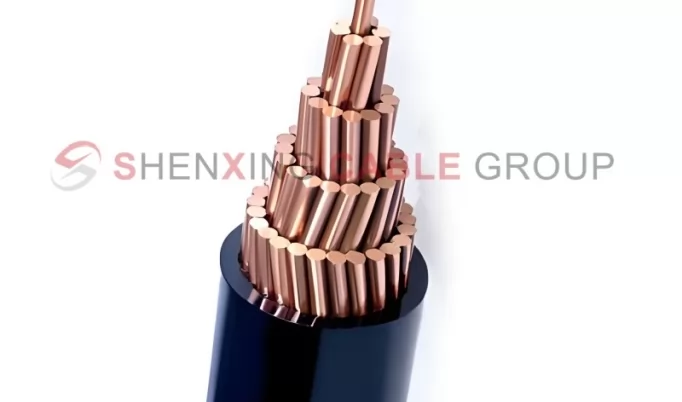 Copper conductor PVC insulated overhead cable
