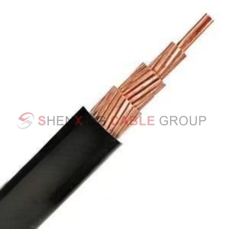 Copper conductor PE insulated overhead cable