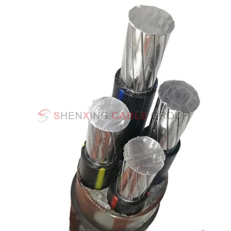 Medium voltage, aluminum alloy conductor, xlpe insulation, PVC sheath, steel tape armor, power cable