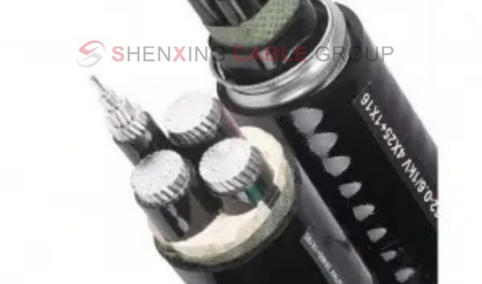 Medium voltage, aluminum alloy conductor, xlpe insulation, PVC sheath, steel tape armor, power cable