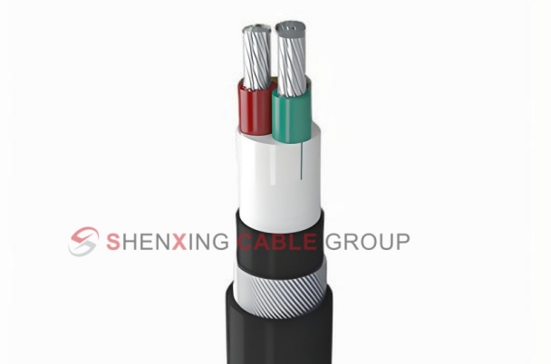 Aluminum core XLPE insulation PVC sheathed steel wire armored power cable
