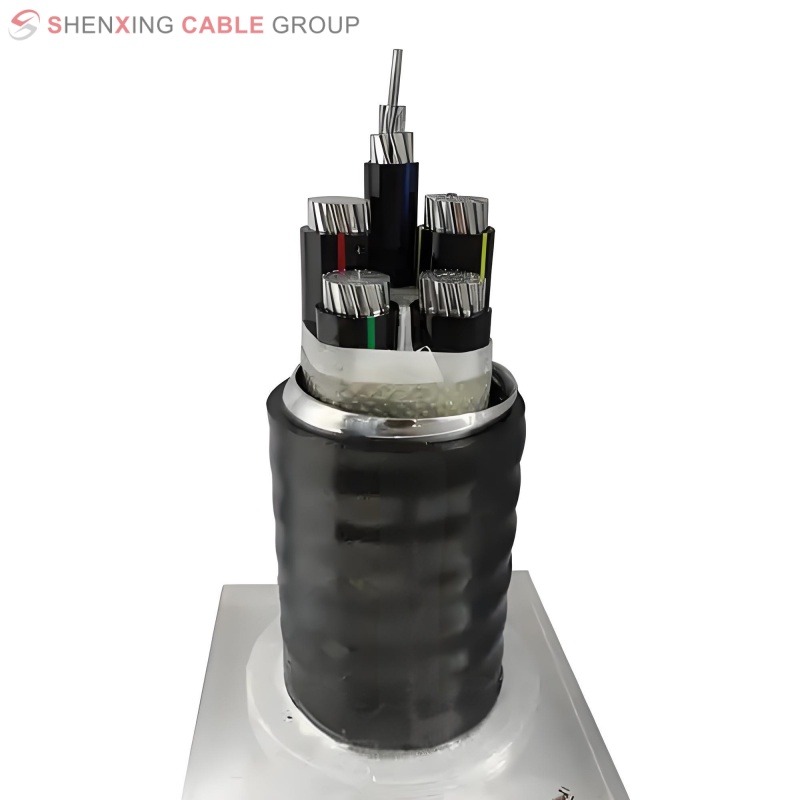 0.6/1kV Aluminum Alloy Conductor XLPE Insulated Aluminum Alloy Interlocking Armored PVC Sheathed Power Cable