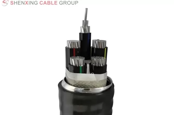 0.6/1kV Aluminum Alloy Conductor XLPE Insulated Aluminum Alloy Interlocking Armored PVC Sheathed Power Cable