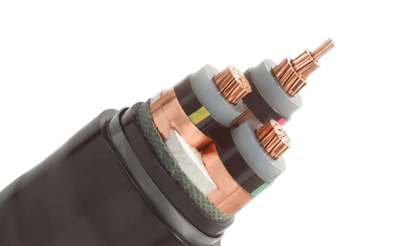 XLPE insulated fine round steel wire armored PVC sheathed power cable